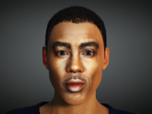 Chris Rock 3D Rigged model ready for animation Modeling for comedian Chris Rock Animation facility Modello 3D
