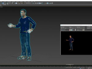 Chris Rock 3D Rigged model ready for animation Modeling for comedian Chris Rock Animation facility Modello 3D