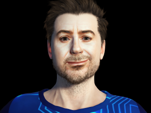 Robert Downey jr Moretz 3D Rigged model ready for animation Modèle 3D