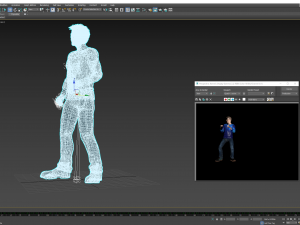 Robert Downey jr Moretz 3D Rigged model ready for animation Modèle 3D