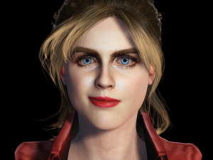 Alexandra Daddario 3D Rigged model ready for animation 3D-Modell