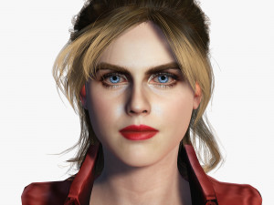 Alexandra Daddario 3D Rigged model ready for animation 3D-Modell