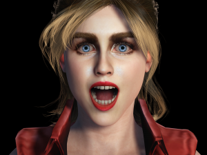 Alexandra Daddario 3D Rigged model ready for animation 3D-Modell