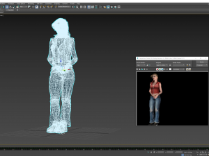 Alexandra Daddario 3D Rigged model ready for animation 3D-Modell