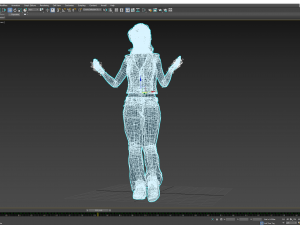 Alexandra Daddario 3D Rigged model ready for animation 3D-Modell