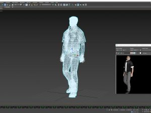 Mads Mikkelsen 3D Rigged model ready for animation 3D 모델