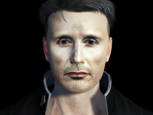 Mads Mikkelsen 3D Rigged model ready for animation 3D 모델