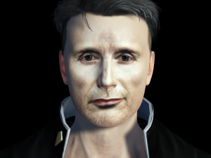 Mads Mikkelsen 3D Rigged model ready for animation 3D 모델