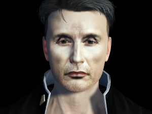 Mads Mikkelsen 3D Rigged model ready for animation 3D 모델