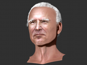 Joe biden zbrush 3D Character design Modelo 3D