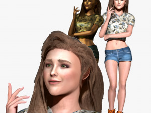 Chloe Grace Zbrush 3D model 3D Model