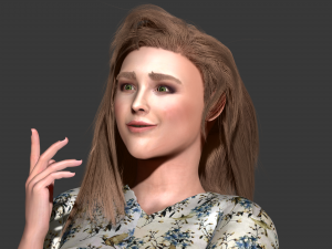 Chloe Grace Zbrush 3D model 3D Model