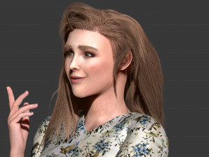 Chloe Grace Zbrush 3D model 3D Model