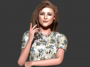 Chloe Grace Zbrush 3D model 3D Model