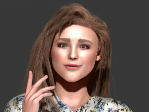 Chloe Grace Zbrush 3D model 3D Model