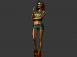 Chloe Grace Zbrush 3D model 3D Model