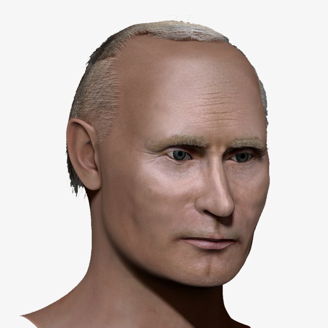 Vladimir Putin zbrush 3D Character design Modèle 3D .c4d .max .obj .3ds .fbx .stl .blend 