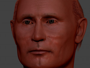 Vladimir Putin zbrush 3D Character design Modèle 3D