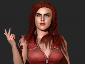 Alexandra Daddario Zbrush 3D 模型