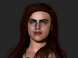 Alexandra Daddario Zbrush 3D 模型