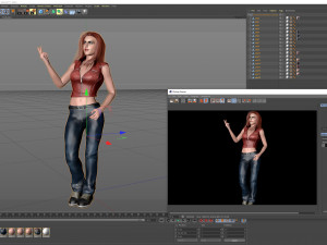 Alexandra Daddario Zbrush 3D 模型