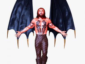 Jason Momoa evil demon Zbrush  3D Model