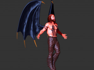 Jason Momoa evil demon Zbrush Model 3D