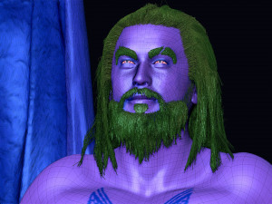 Jason Momoa evil demon Zbrush Model 3D