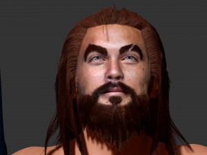 Jason Momoa evil demon Zbrush Model 3D