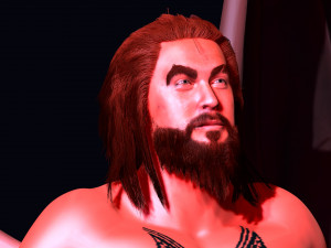 Jason Momoa evil demon Zbrush Model 3D