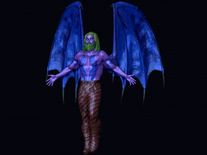 Jason Momoa evil demon Zbrush Model 3D