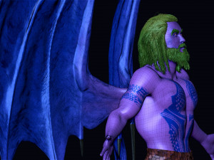 Jason Momoa evil demon Zbrush Model 3D