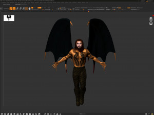 Jason Momoa evil demon Zbrush Model 3D