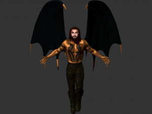 Jason Momoa evil demon Zbrush Model 3D