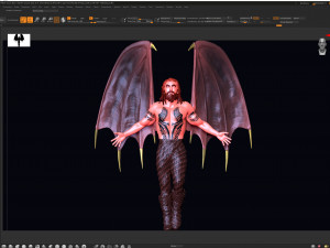 Jason Momoa evil demon Zbrush Model 3D