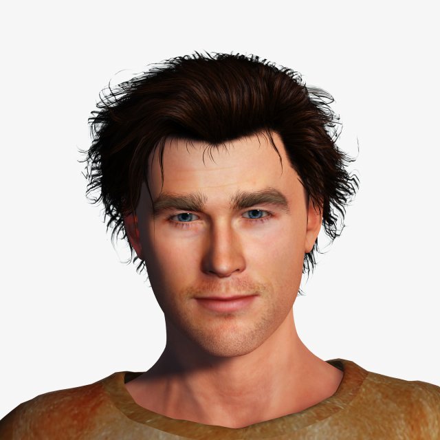 Chris Hemsworth 3D Rigged model ready for animation Modèle 3D .c4d .max .obj .3ds .fbx .stl .blend 