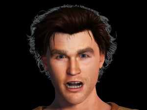 Chris Hemsworth 3D Rigged model ready for animation Modèle 3D