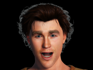 Chris Hemsworth 3D Rigged model ready for animation Modèle 3D