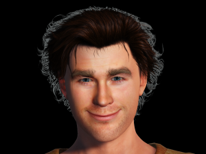 Chris Hemsworth 3D Rigged model ready for animation Modèle 3D