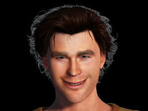 Chris Hemsworth 3D Rigged model ready for animation Modèle 3D