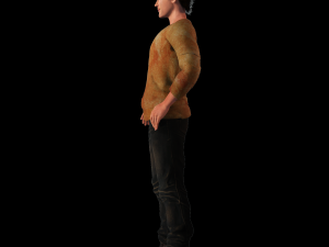 Chris Hemsworth 3D Rigged model ready for animation Modèle 3D