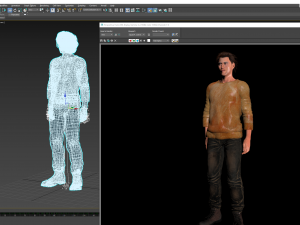 Chris Hemsworth 3D Rigged model ready for animation Modèle 3D