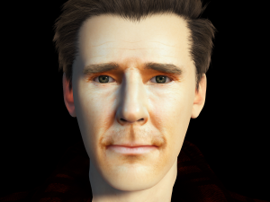 Benedict Cumberbatch 3D Rigged model ready for animation Modelo 3D