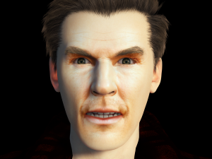 Benedict Cumberbatch 3D Rigged model ready for animation Modelo 3D