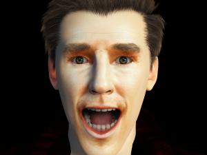 Benedict Cumberbatch 3D Rigged model ready for animation Modelo 3D
