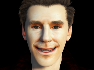 Benedict Cumberbatch 3D Rigged model ready for animation Modelo 3D