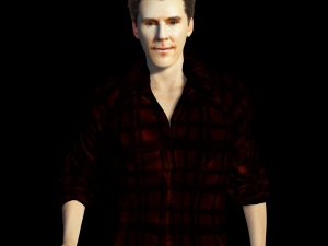 Benedict Cumberbatch 3D Rigged model ready for animation Modelo 3D