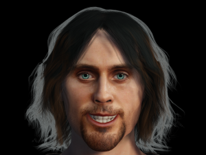 Jared Leto 3D Rigged model ready for animation Modelo 3D