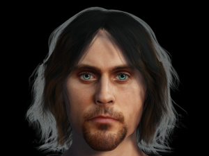Jared Leto 3D Rigged model ready for animation Modelo 3D