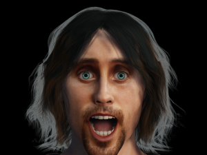 Jared Leto 3D Rigged model ready for animation Modelo 3D